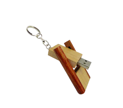 Pendrive madera llavero 01